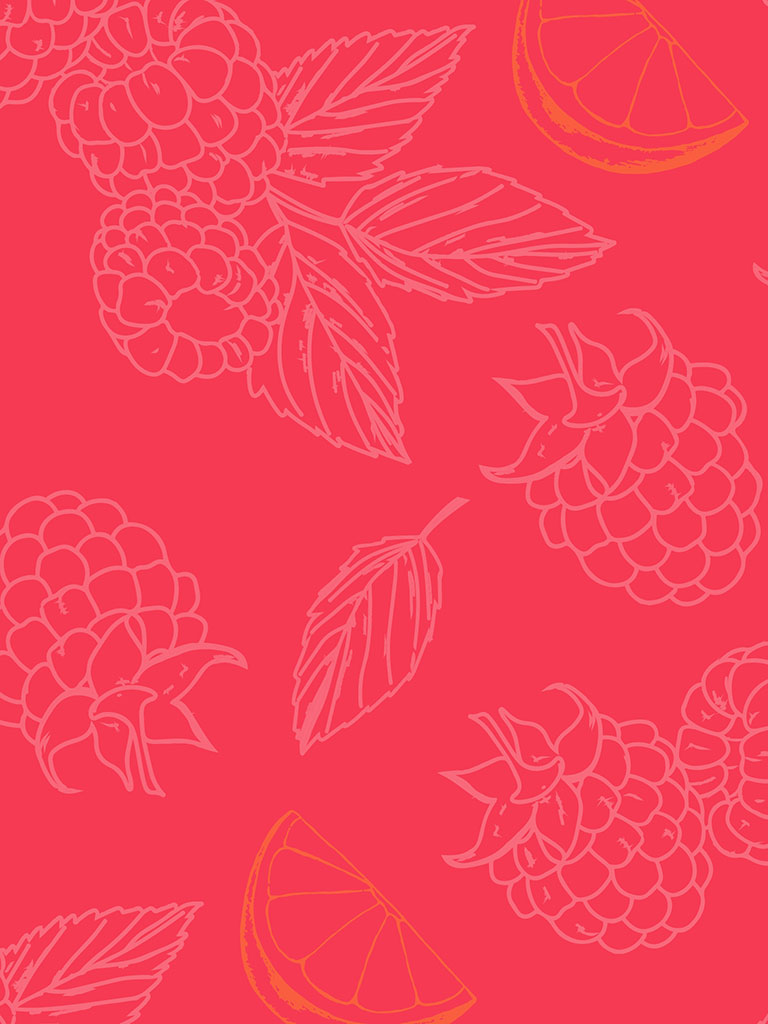 Raspberry lemon banner desktop