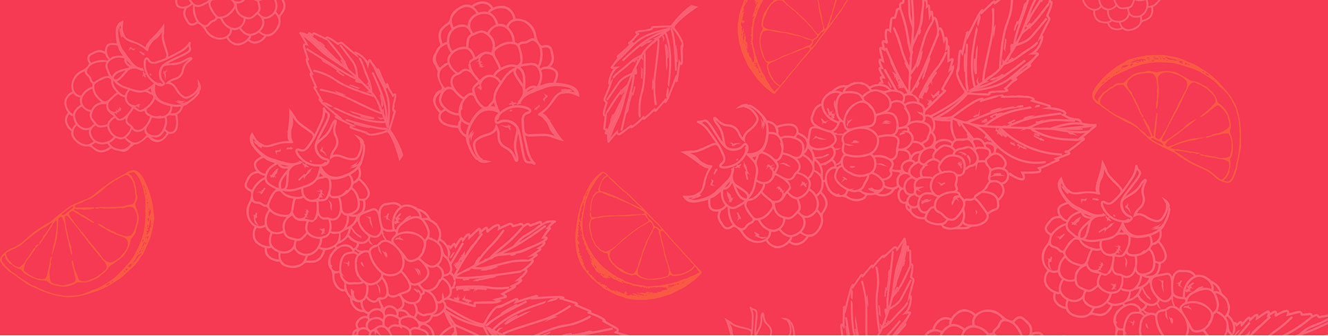 Raspberry lemon banner